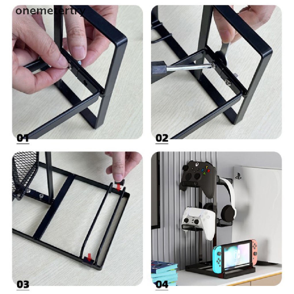 Em Giá Đỡ Tai Nghe Chơi Game Bằng Kim Loại Có Móc Treo Dành Cho Điện Thoại Tay Cầm Chơi Game