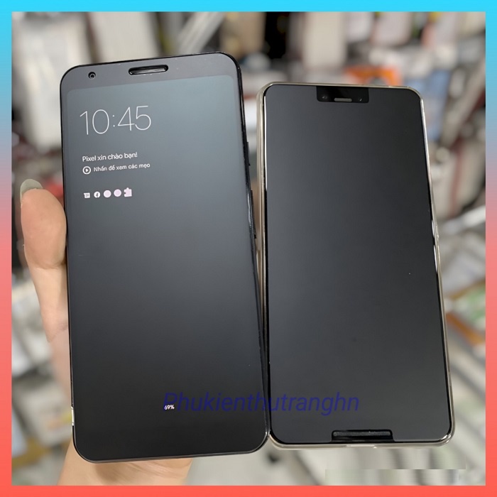 Miếng dán màn hình PPF 2 IN 1 Chống nhìn trộm - chống vân tay cho Google Pixel 2 2 XL Pixel 3 3 XL 3A 3A XL