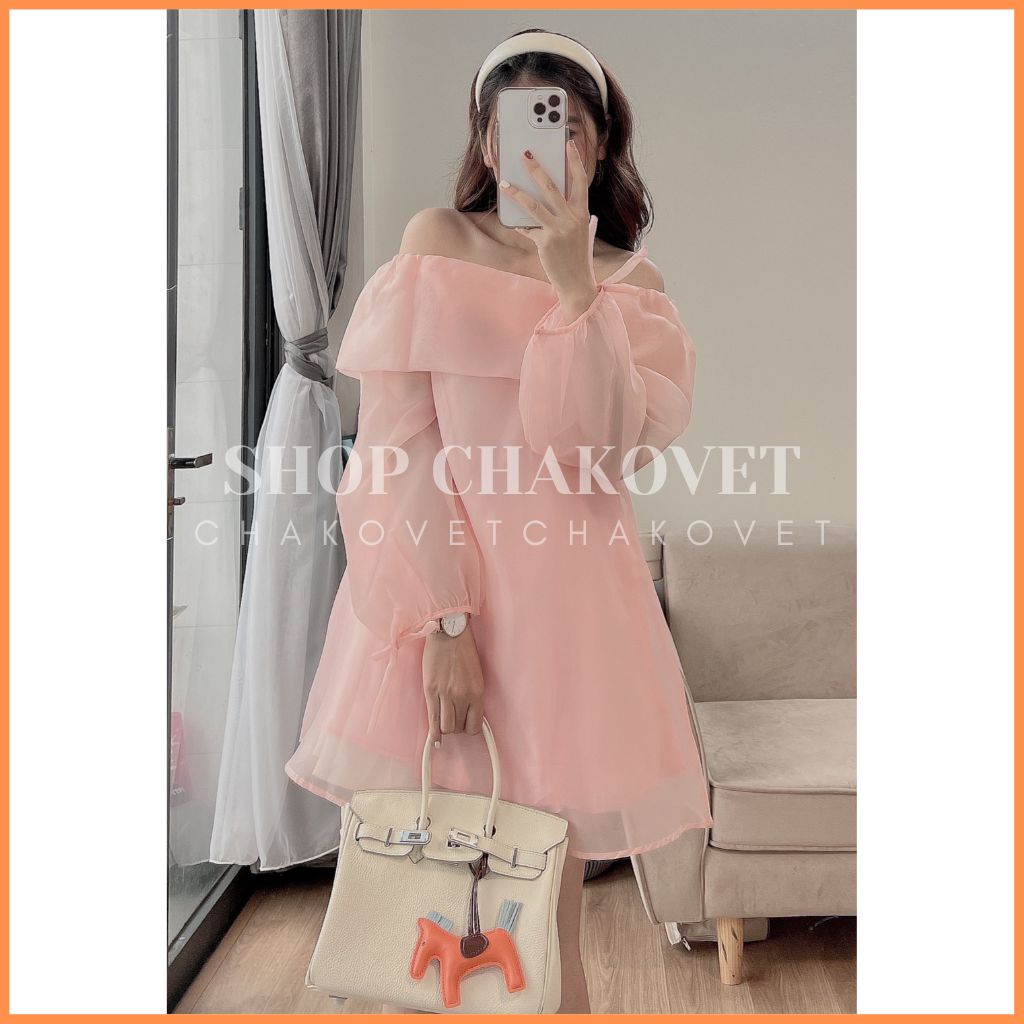 Áo Babydoll Hở Vai Tiểu Thư 2 Lớp A8569 Áo Voan Tơ Đũi Thiết Kế Tay Phồng Thời Thượng Đi Chơi Dự Tiệc Cực Xinh | BigBuy360 - bigbuy360.vn