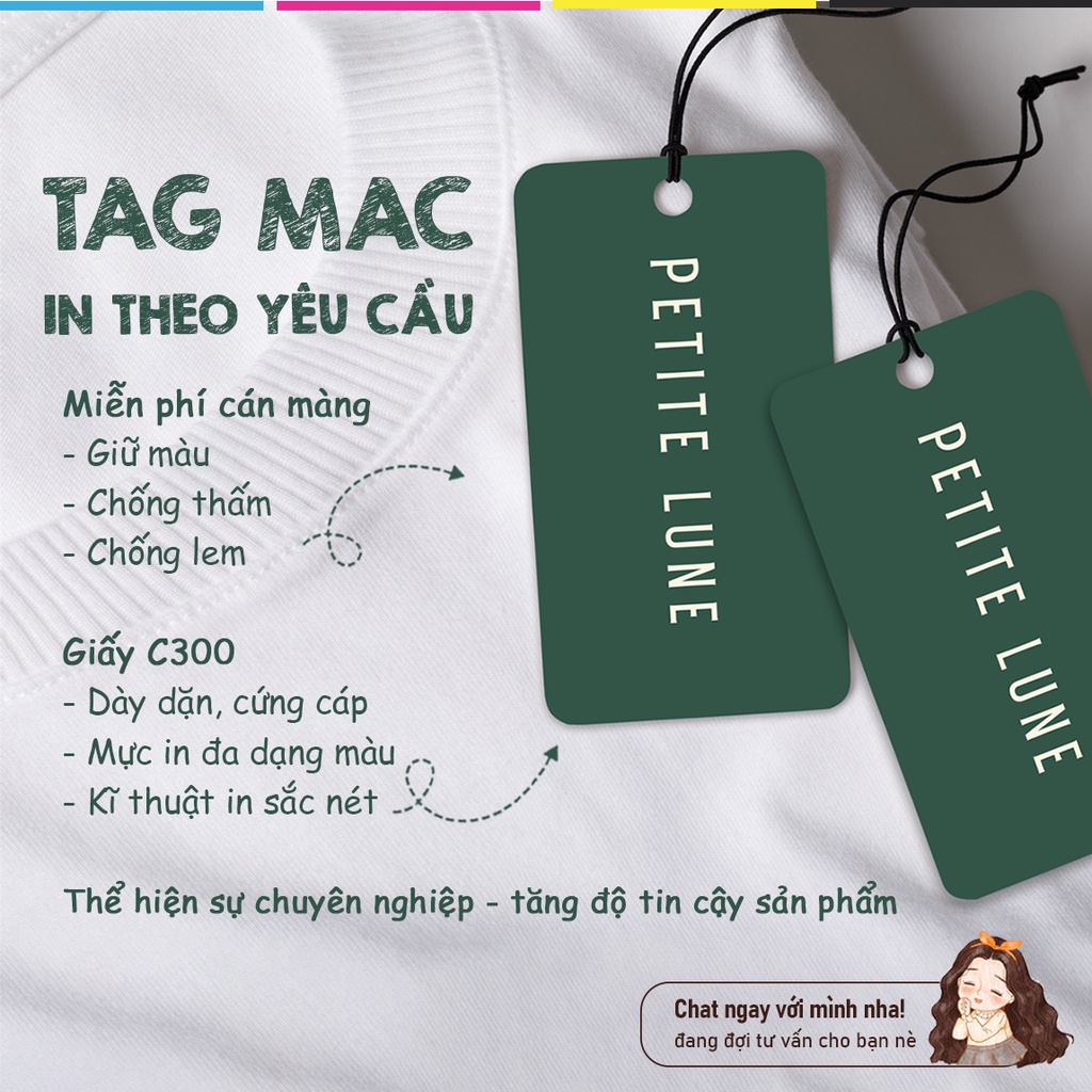 TAG MAC giấy in theo yêu cầu