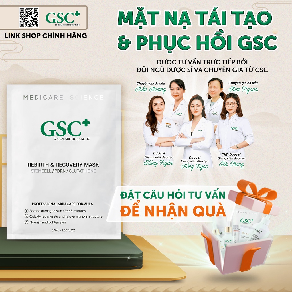 Mặt nạ tái tạo và phục hồi GSC 30ml