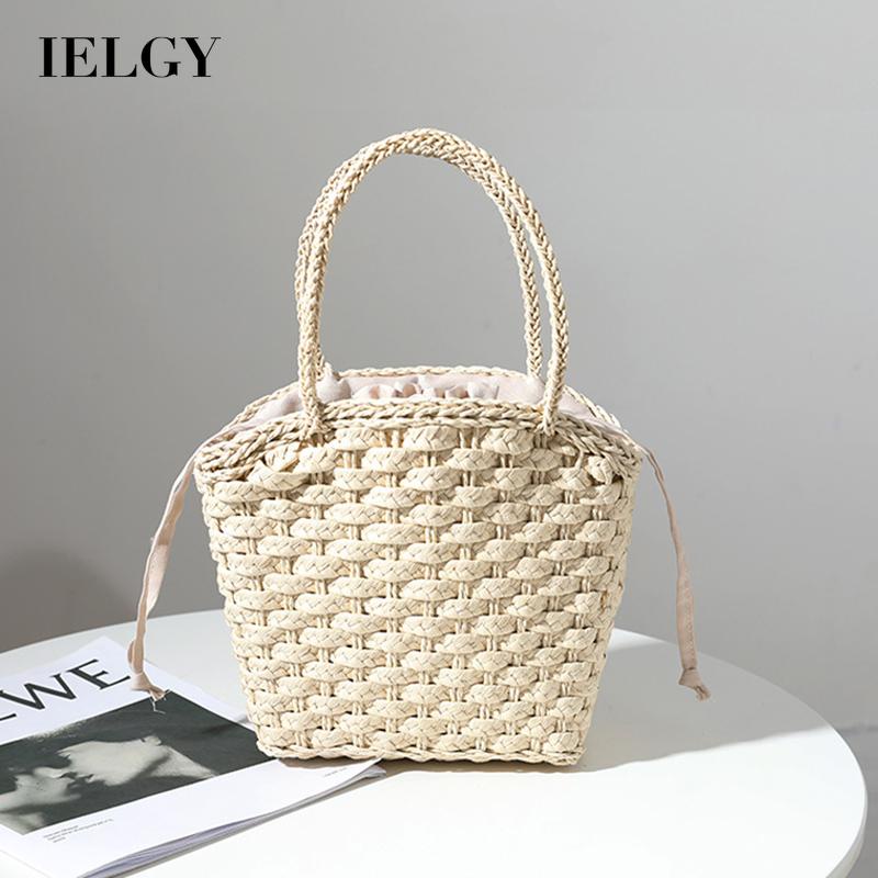 Túi Xách Đan Lát Kiểu Dáng Đơn Giản Hợp Thời Trang Cho Nữ