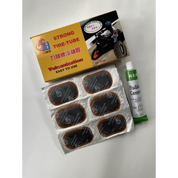 Hộp 24 miếng vá xe máy, xe đạp tiện lợi