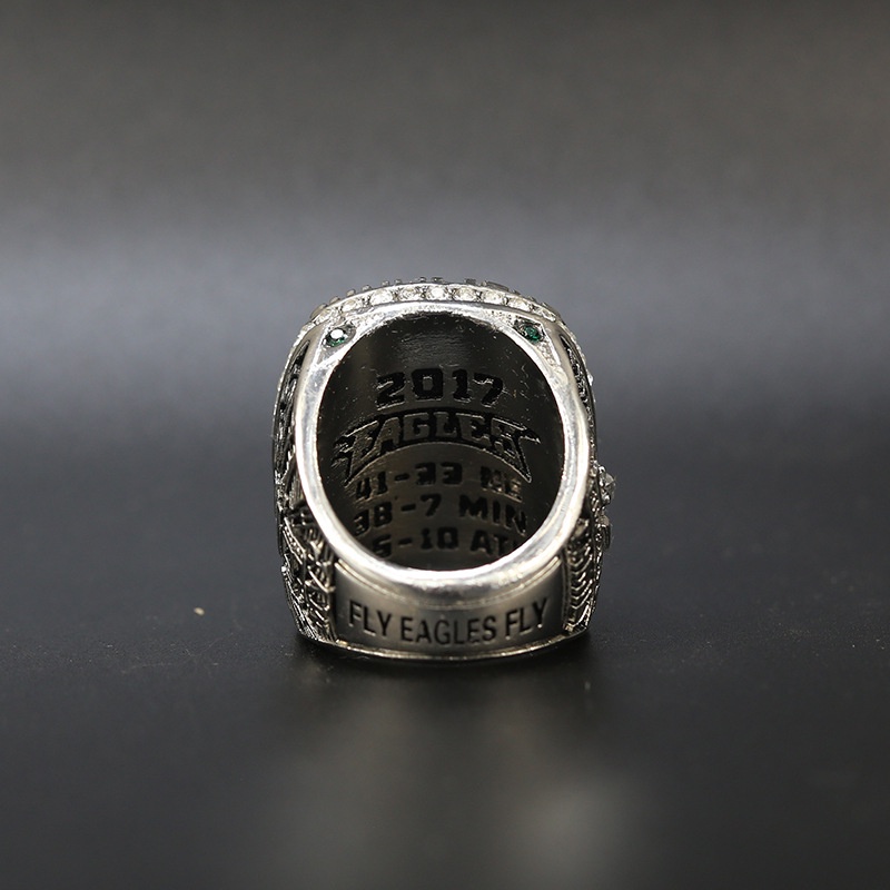 Nhẫn Khắc Chữ Nfl 2017 Philadelphia Eagle Champion Làm Quà Tặng Kỷ Niệm
