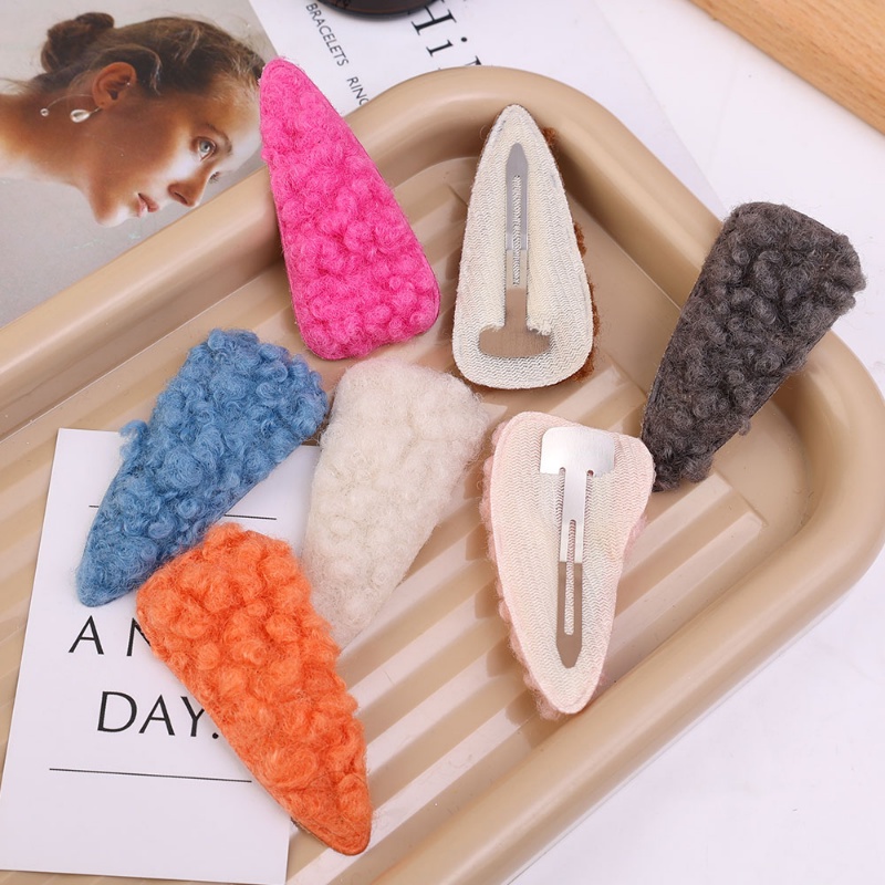 Kẹp Tóc Vải Bông Màu Sắc Ngọt Ngào Xinh Xắn Cho Bé Gái