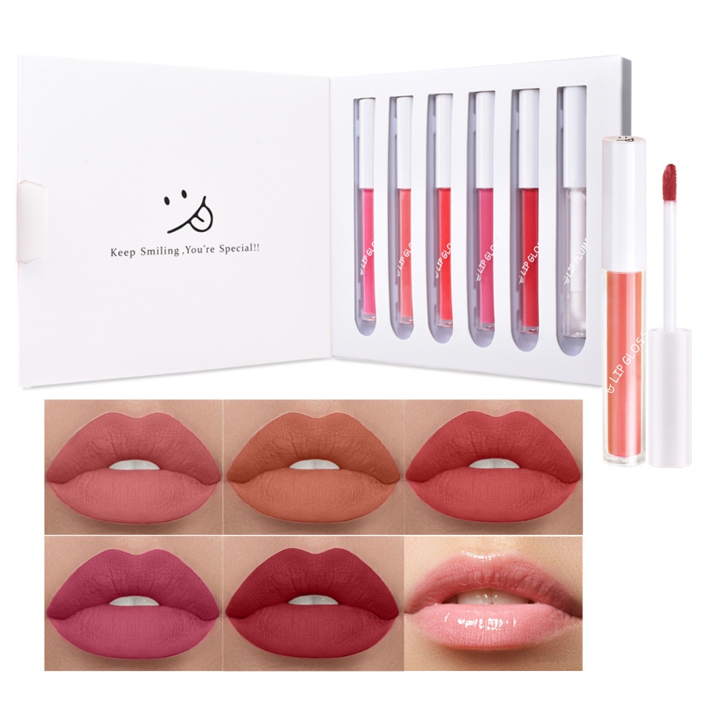 Keep Smile Matte Lâu trôi không thấm nước Lip Tint Plumping Trang điểm Son môi Mỹ phẩm JULYSTAR
