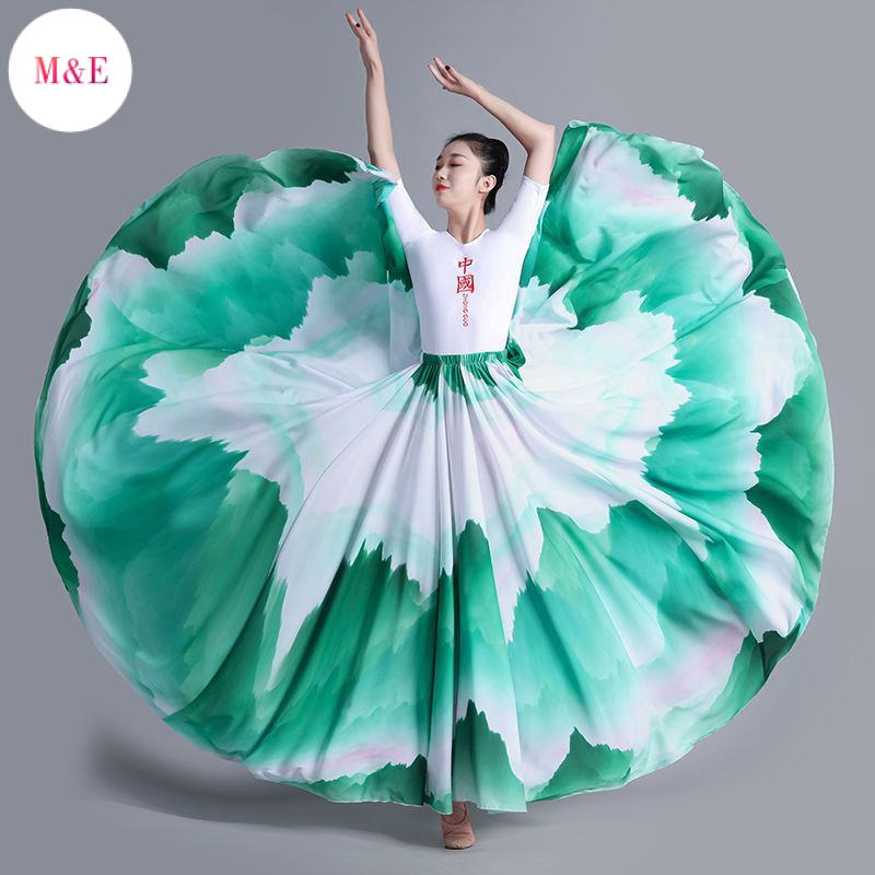 Bán Trực Tiếp Từ Nhà Máy Bán Trực Tiếp Từ Nhà Máy Váy Múa Dáng Dài Phong Cách Trung Hoa Cổ Điển Cho Người Lớn