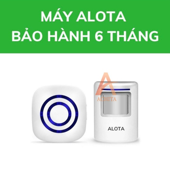 Chuông cửa không dây ALOTA cảm biến hồng ngoại chuông báo động chống trộm mạnh mẽ lên đến 8m - Shop ACHITA