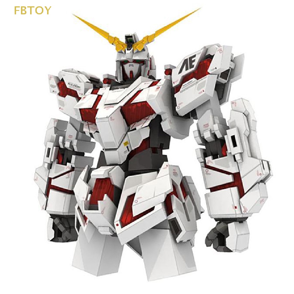 Mô Hình Gundam RX-0 Unicorn Bust 3D Bằng Giấy DIY