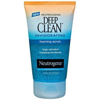 RỬA MẶT TẨY TẾ BÀO CHẾT NEUTROGENA(R) FOAMING SCRUB DEEP CLEAN(R) 4.2 OZ TỪ MỸ