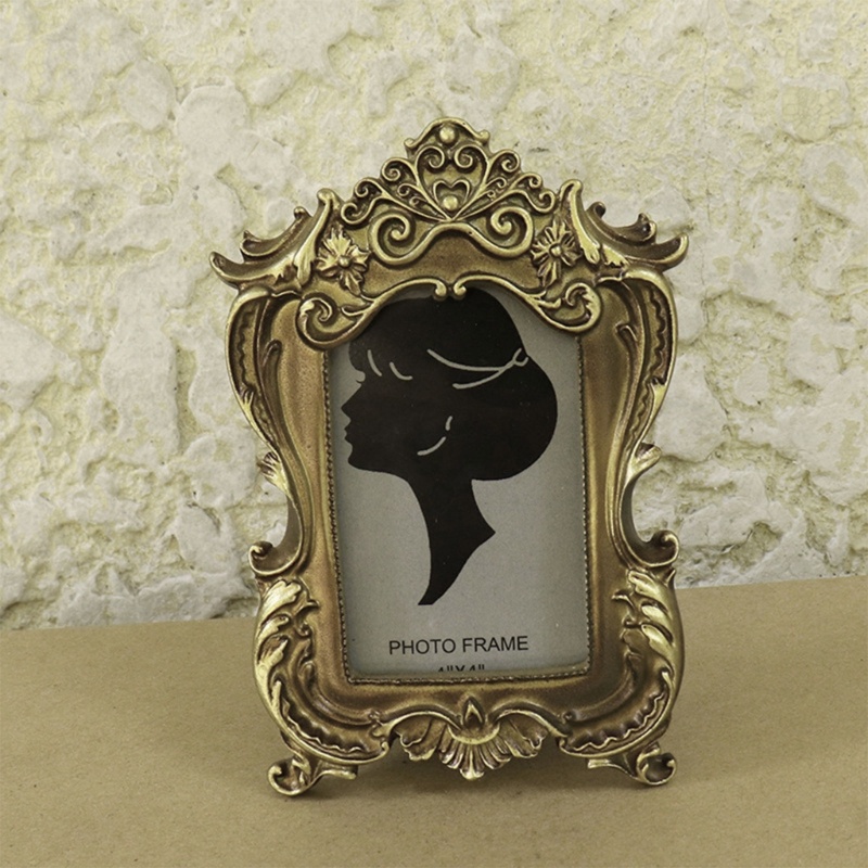 Khung Ảnh Màu Vàng Kim Phong Cách Vintage Châu Âu Dùng Trưng Bày Trang Trí Tiệc Cưới DIY