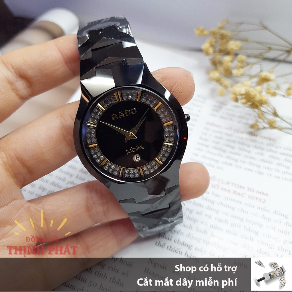 Đồng Hồ Nam RD JL6020 Kính Vỏ Dây Sapphire Đính Đá Cao Cấp