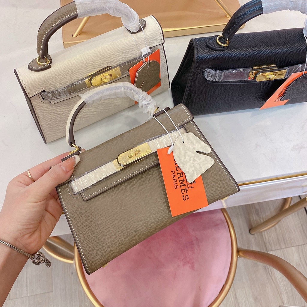 Túi HM Khóa Vàng Da Mềm Túi Xách Nữ Thời Trang Hàng Loại 1 Siêu Xinh Audrey_tuistore