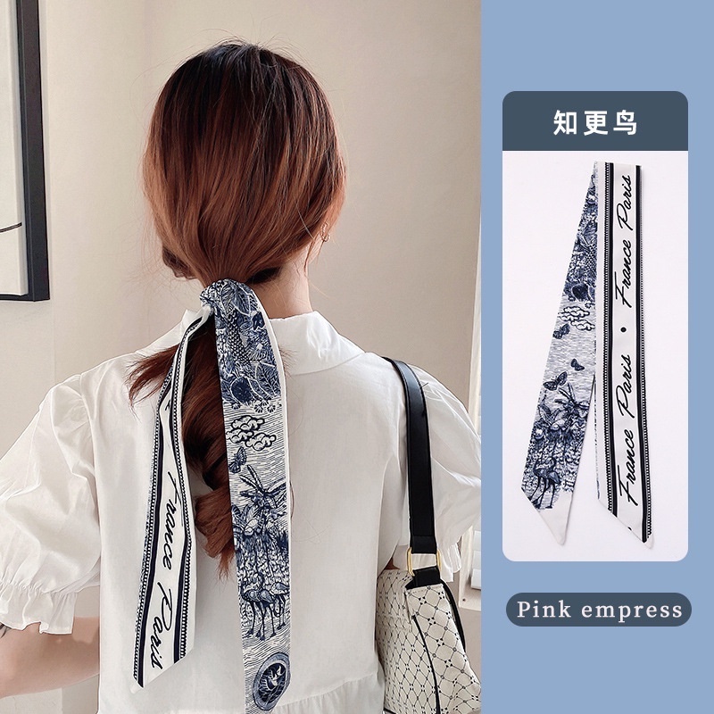 Dây Buộc Tóc Ruy Băng Dài Đa Năng Phong Cách Hàn Quốc