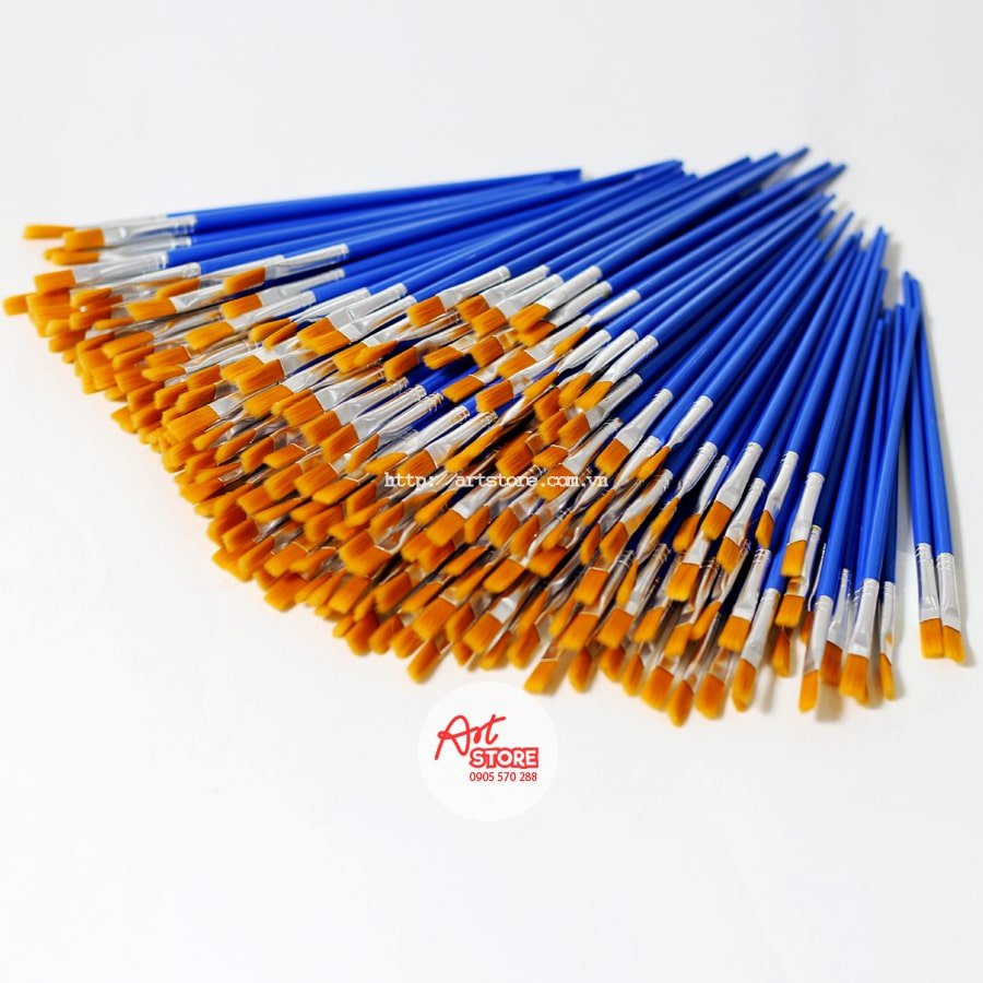 100c Cọ Tô Tượng, Cọ Vẽ Acrylic, Cọ Quét Keo, Cọ Dẹp ASB108-1- Hoạ Cụ Artstore