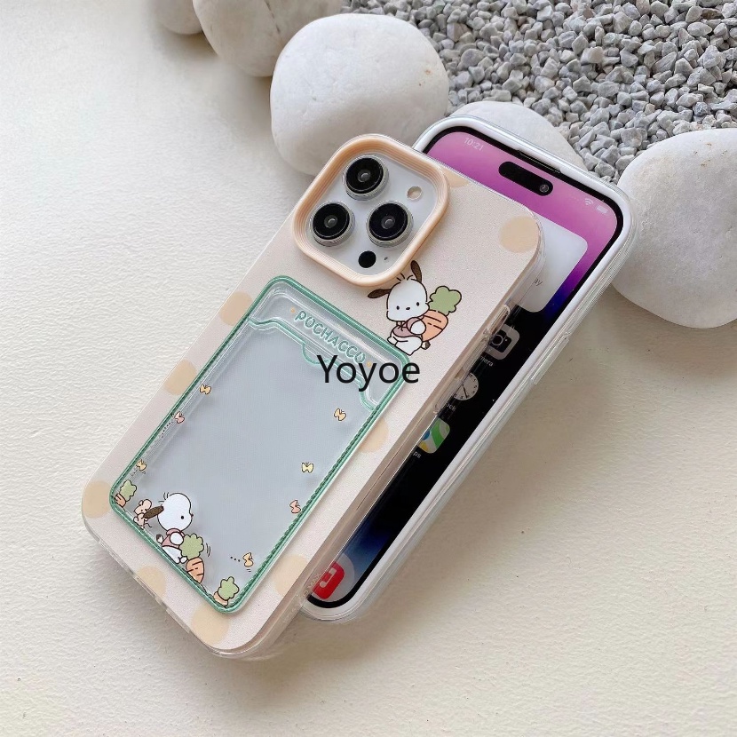 Ốp Điện Thoại Silicone Mềm Trong Suốt Chống Sốc In Hình Chó / Chippa Cho IPhone 14 Plus 11 12 13 14 Pro XS Max X XR 7 8 6 Plus Giá Đỡ