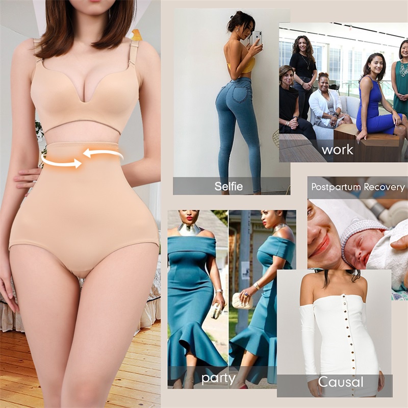 Finetoo Quần Lót Loại Girdle Lưng Cao Nâng Hông Mềm Mại Dành Cho Bạn Nữ