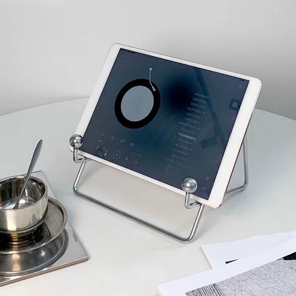 Giá Đỡ Máy Tính Bảng Bằng Kim Loại Chống Trượt Hình Hoa Hướng Dương