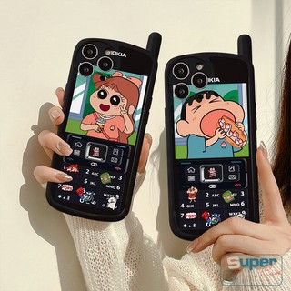 Ốp Điện Thoại Mềm Họa Tiết Crayon Shin-chan Sakurada Cho iPhone XR X XS 7 8 Plus 11 14 13 12 Pro MAX MAX SE 2020