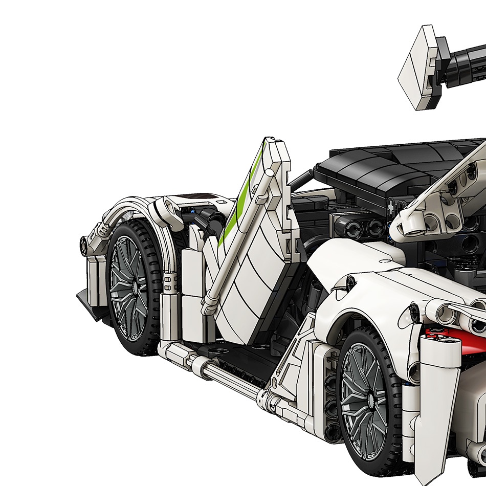 Đồ chơi lắp ráp xe Lego Technic mô hình Siêu xe thể thao Koenigsegg  - MOYU BLOCK 88319