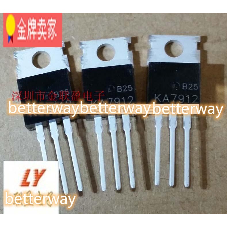 10 cái / lốc KA7912 Transistor TO-220 mới chính hãng đang được bán betterway