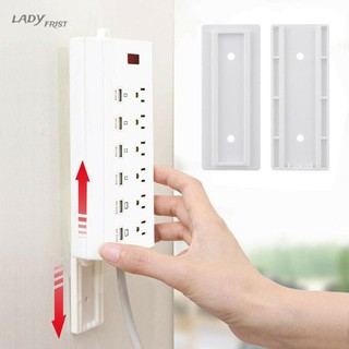 ⭐ Hot Sale ⭐Socket Holder Holder PP Plastic Power Strip Socket Cable Fixer Wall Mounted