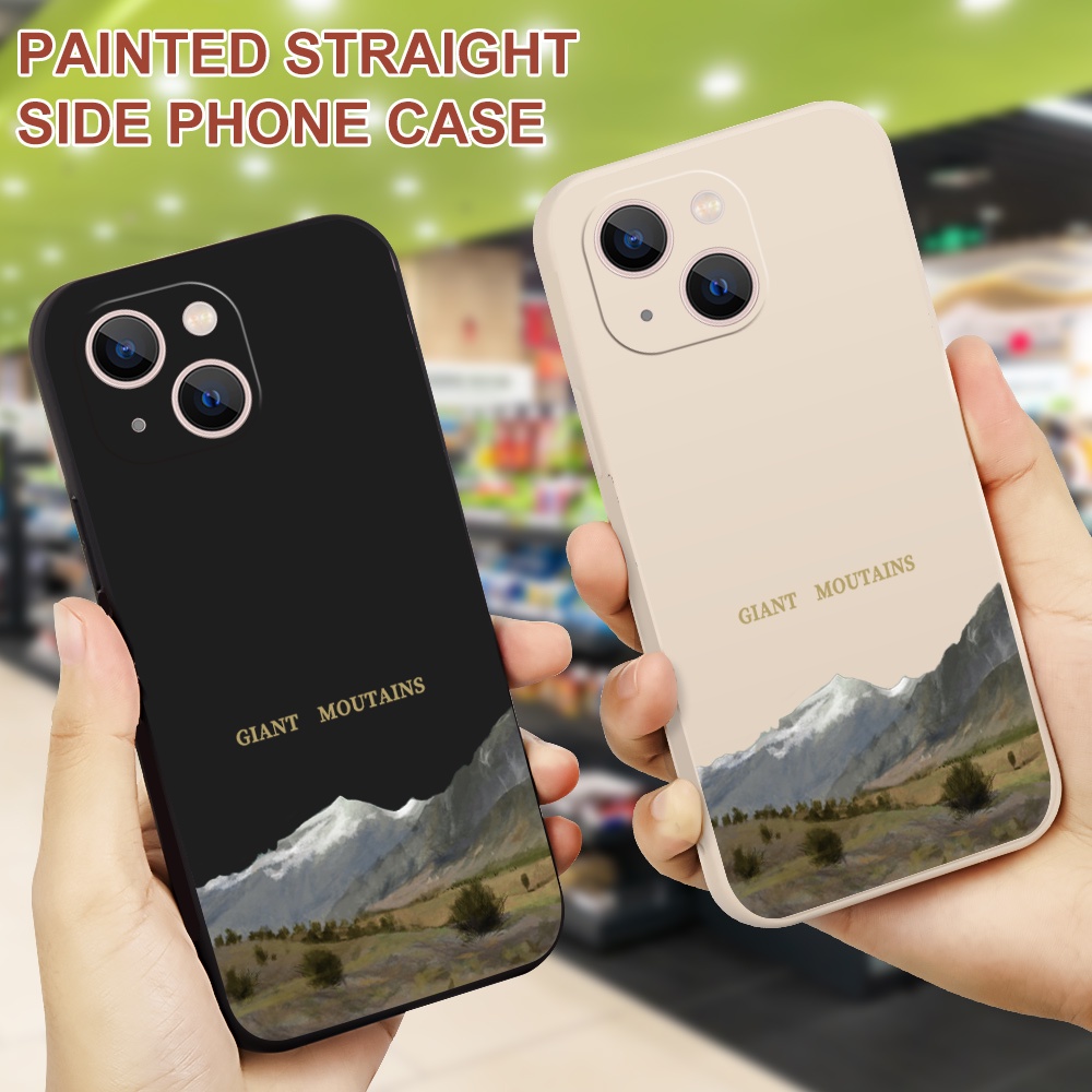 Ốp Điện Thoại Silicon Mềm Hình Núi Khổng Lồ B1K431L Cho iPhone 11 8 7 6 Plus 6SP 6 6 6s 7 8 11 12 13 14 Pro Max X Xs Max XR 12 13