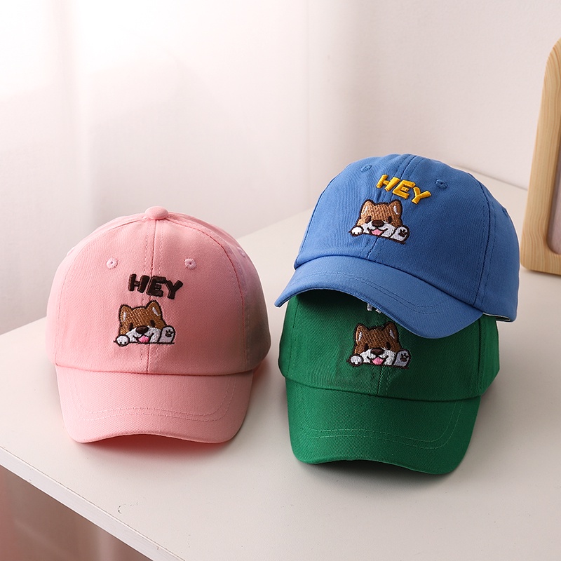 Mũ Lưỡi Trai Thêu Họa Tiết Hoạt Hình Dễ Thương Cho Bé