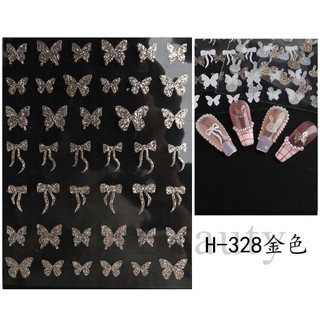 Miếng Dán Móng Tay Hình Bướm 3d