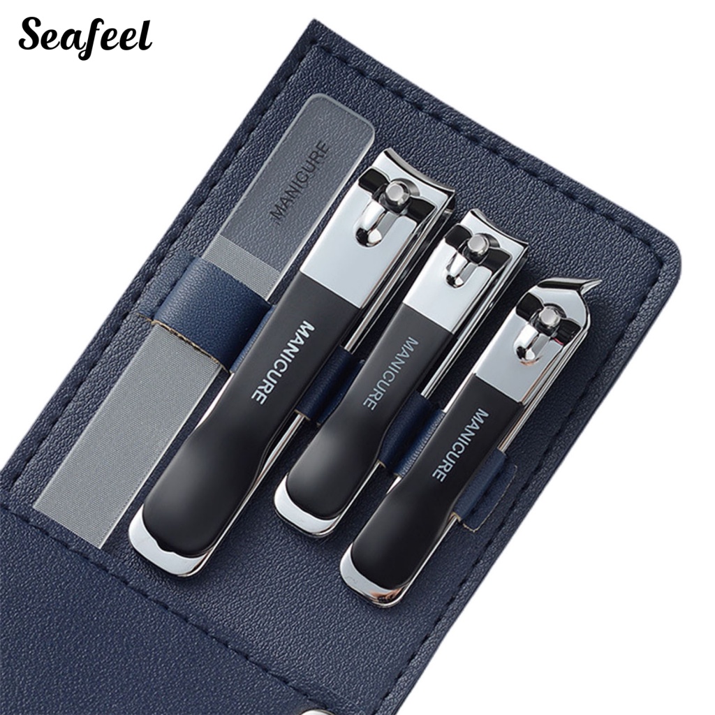 1 Bộ Dụng Cụ Cắt Móng Tay Bằng Thép Không Gỉ Chống Trượt