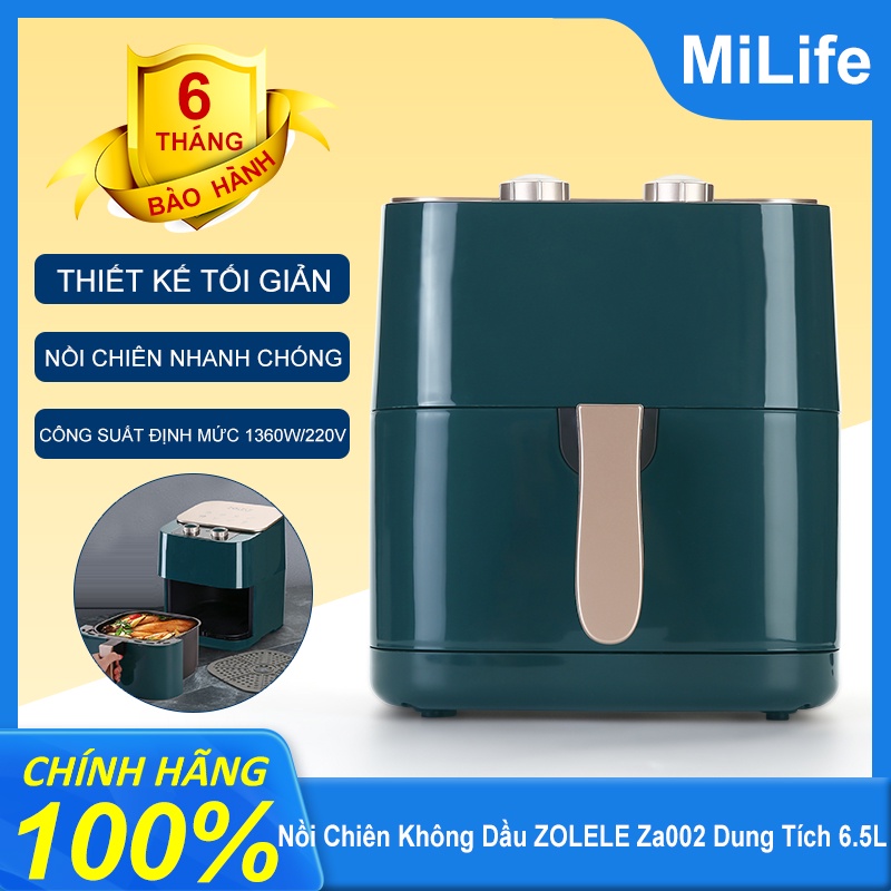 Nồi chiên không dầu ZOLELE ZA002 dung tích 6.5L công suất 1360W