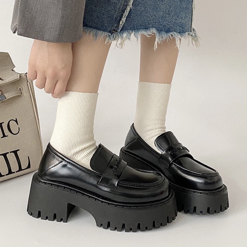 GIÀY LOAFER O56 ĐẾ CAO 6CM ĐẾ RĂNG CƯA