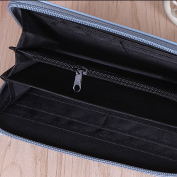 Ví Dài Vừa Có Khóa Kéo In Họa Tiết Đơn Giản Thời Trang Cho Nữ