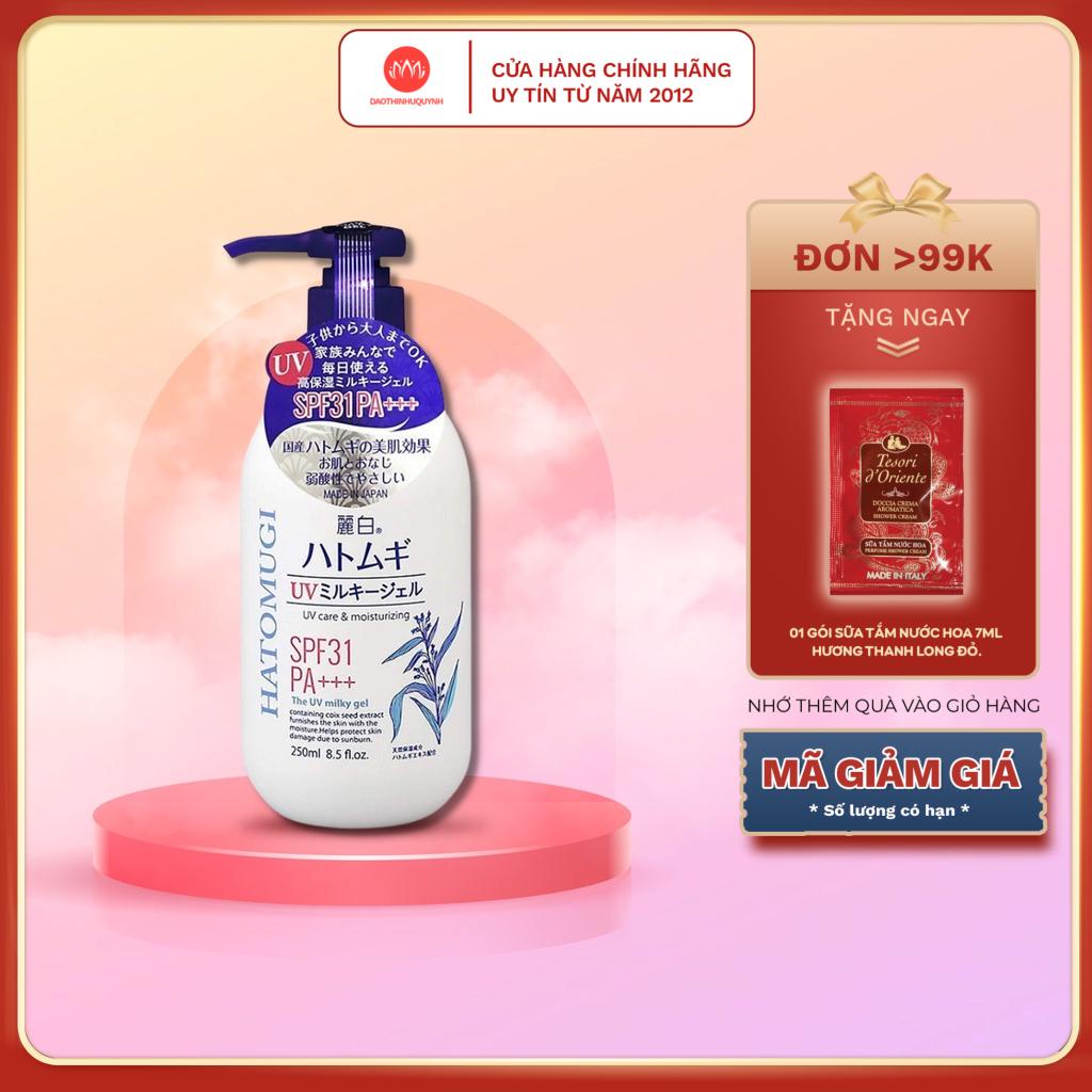 Sữa Dưỡng Thể Chống Nắng Hatomugi SPF31 PA+++ Nhật Bản 250ml