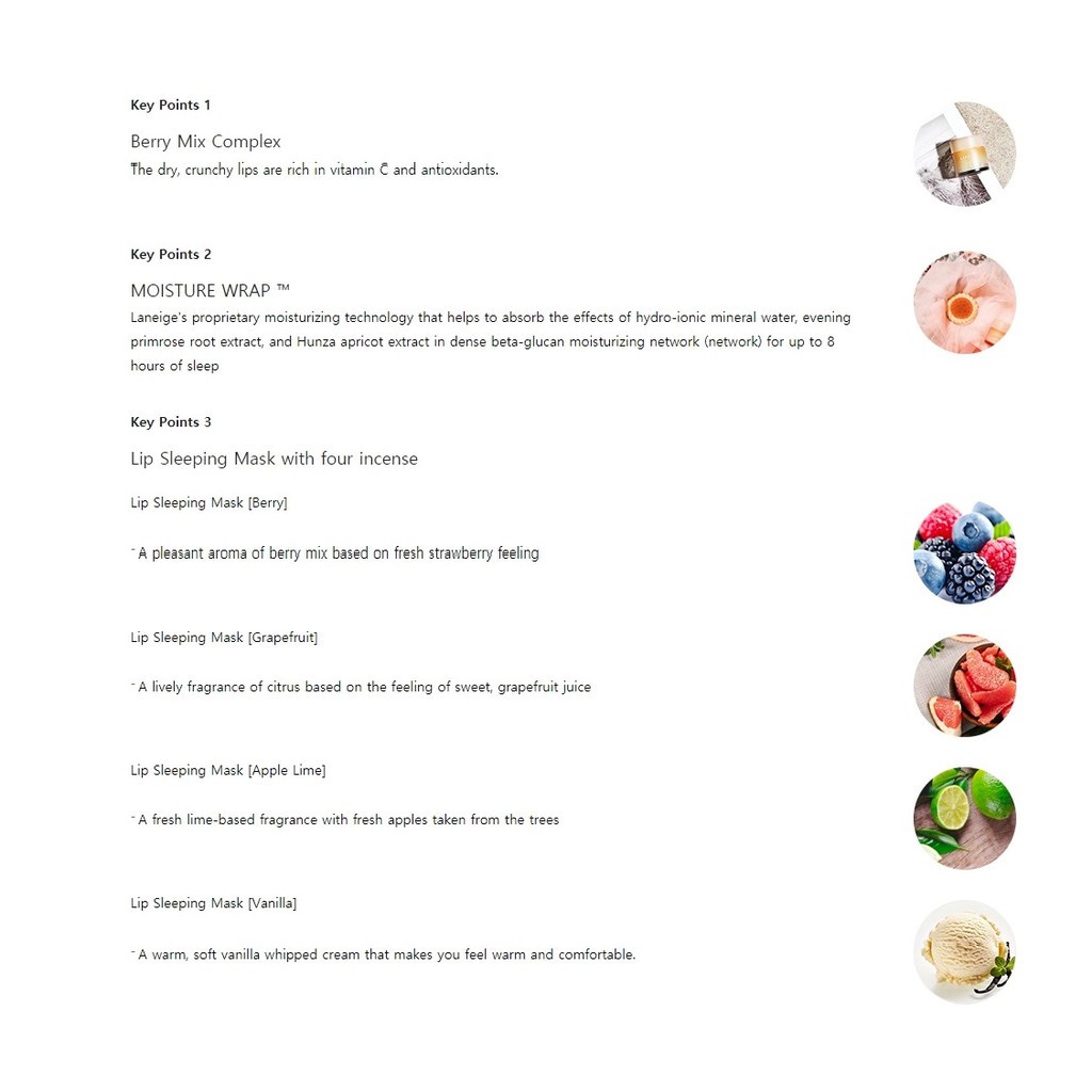 Bộ 5 Mặt Nạ Ngủ Cho Môi LANEIGE