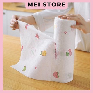 Cuộn Giấy Lau Bếp Hoa Văn Đa Năng