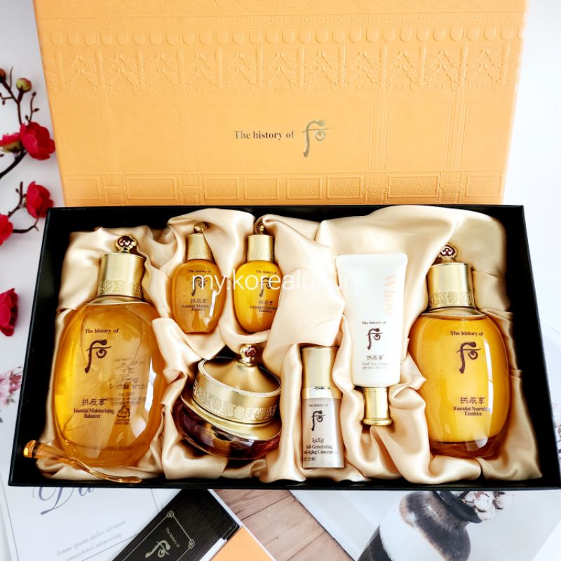 Set dưỡng da Whoo Vàng Gongjinhyang Essential