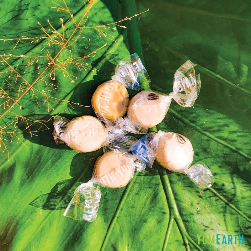 Kẹo bạc hà hữu cơ Yumearth  93,6g - hard candy with peppermint flavour