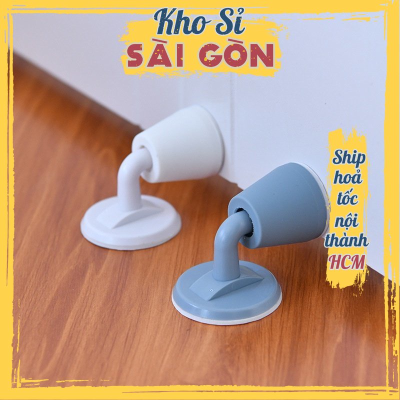 Dụng Cụ Chắn Cửa Silicone Chống Va Đập Hạn Chế Tình Trạng Đập Cửa Vào Tường Kính Khi Gió Thổi Hoặc Mở Cửa