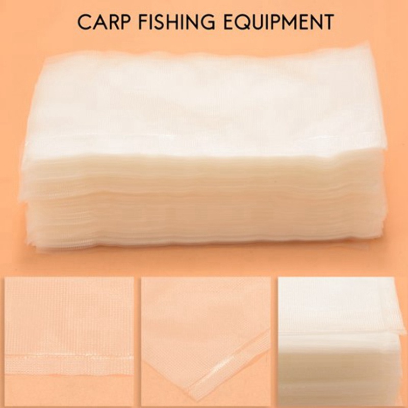 Set 200 Túi PVA Tan Trong Nước Đựng Mồi Câu Cá 7X14cm