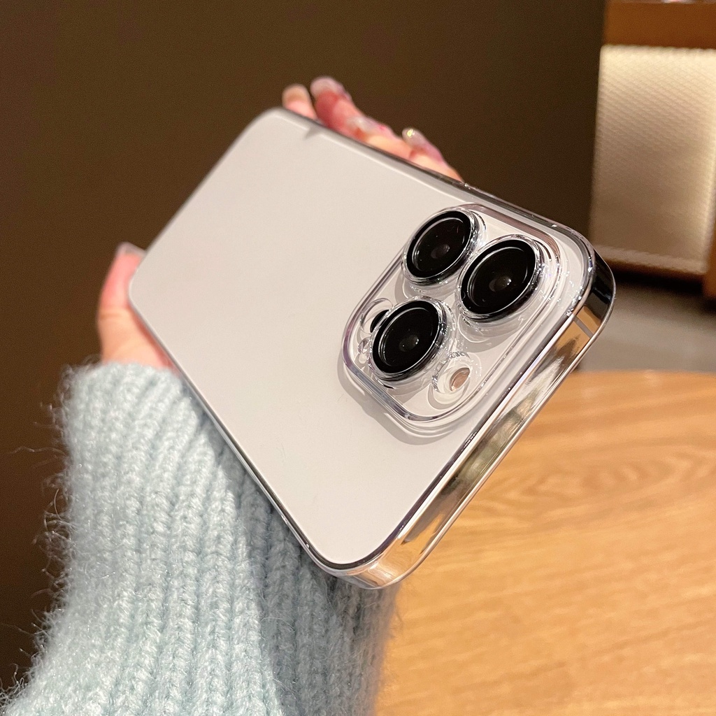 For iphone 14 pro max Ốp Điện Thoại Mỏng Trong Suốt Có Túi Khí Bảo Vệ Camera Chống Sốc Cho for  iPhone 13 Pro max 13 Mini iPhone13 12 11 Pro max