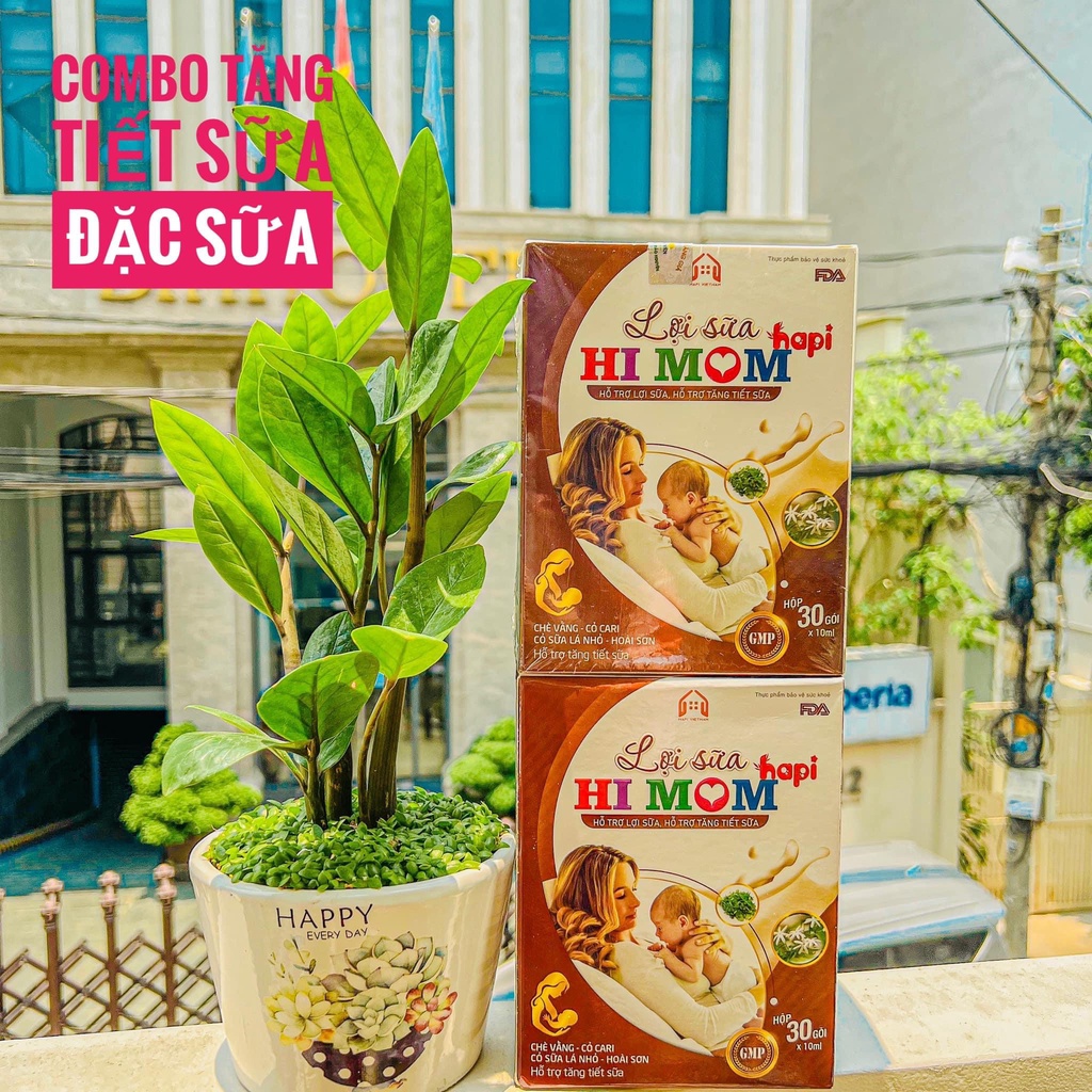 Lợi sữa Hi Mom - Sữa nhiều hơn, thơm hơn, đặc hơn, mát hơn, thông tắc tia sữa Tặng Kèm Quà