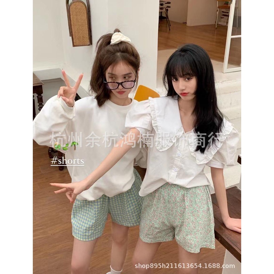 MS1097 Quần đùi, quần dài hoạ tiết mặc nhà chất đũi xước siêu mát form rộng thoải mái