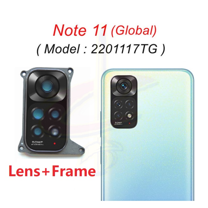 Khung Bảo Vệ Ống Kính Máy Ảnh Thay Thế Chuyên Dụng Cho Redmi Note 11 Pro + 11S