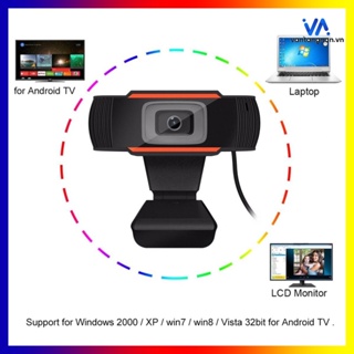 Webcam pc camera 720mp tích hợp mic cho livestream, học và làm online hd với mic cho máy tính