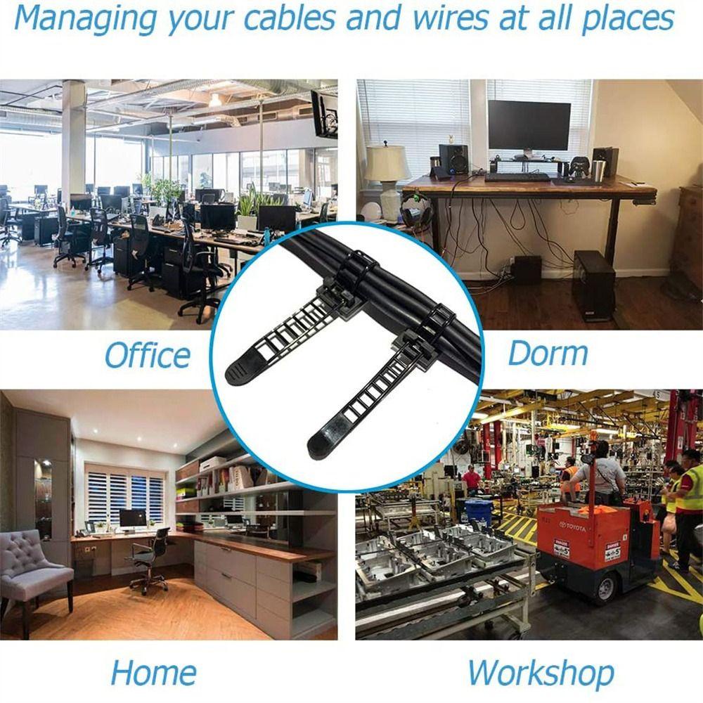 Giá Đỡ Cố Định Dây Cáp / Tai Nghe Cổng Sạc USB Tiện Dụng|Cuộn Dây Quấn Dây Bàn Phím Máy Tính