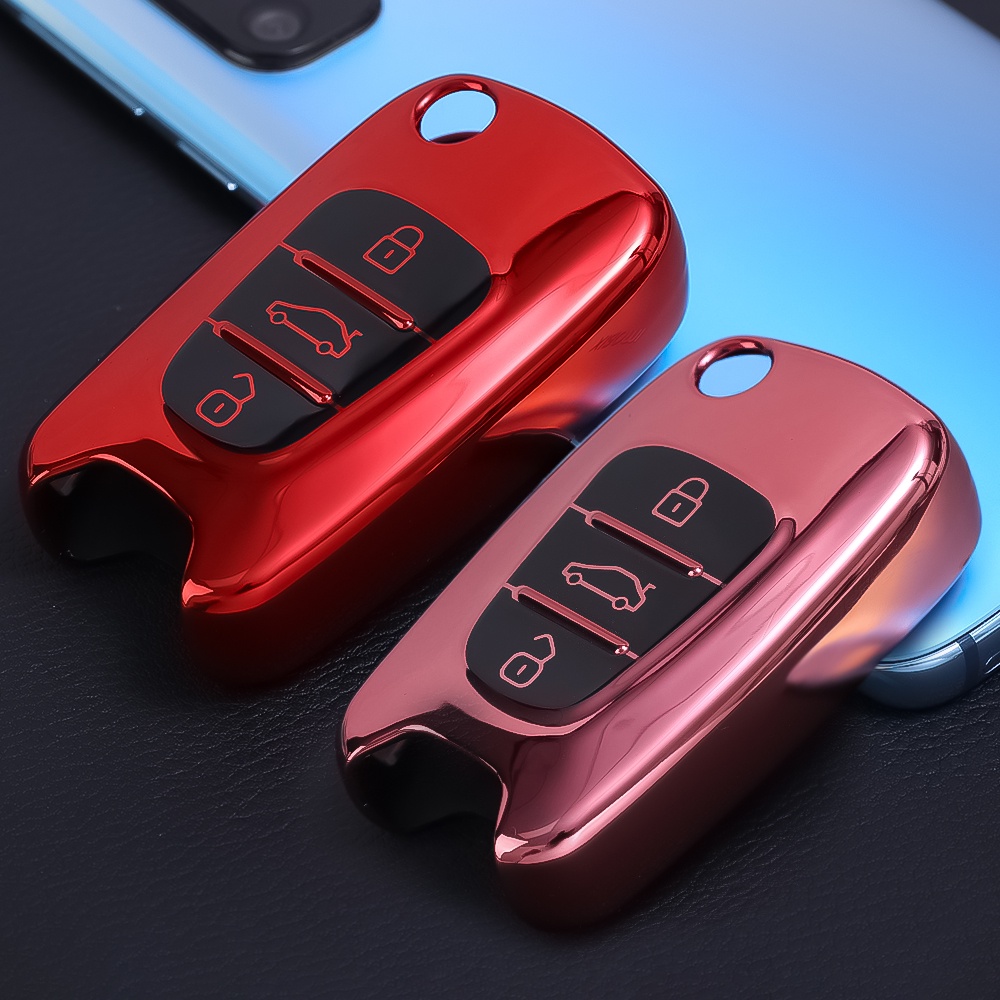 Vỏ Bọc Chìa Khóa Xe Hơi Bằng Cao Su TPU Mềm Chống Bụi