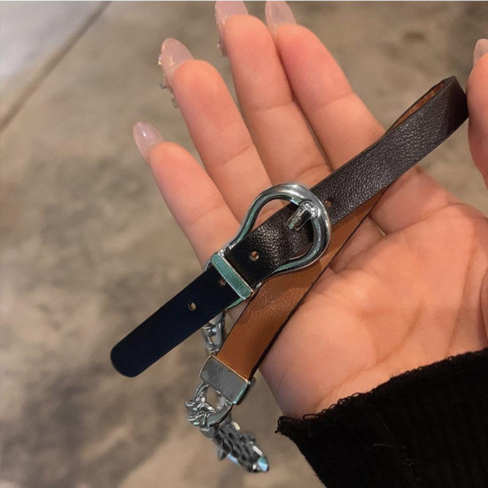 Vòng Cổ Choker Màu Đen Phong Cách Rock Cổ Điển Sáng Tạo Dành Cho Nữ