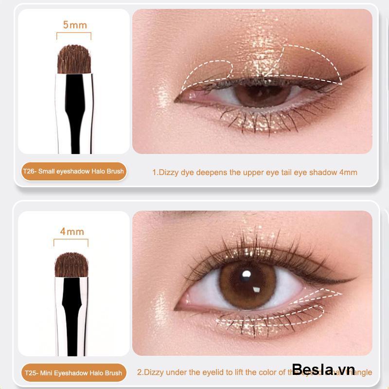 🌈Cọ trang điểm, cọ đánh phấn mắt đánh khối highlight trang điểm makeup nội địa trung