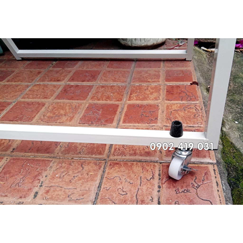 Bảng Filpchart Kẹp Giấy, Chân Gấp có bánh xe di chuyển - 60x100cm